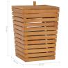 Laundry Basket 30x30x45 cm Solid Teak Wood | HipoMarket