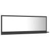 Stylish Grey Bathroom Mirror 100x10.5 cm - Durable Design