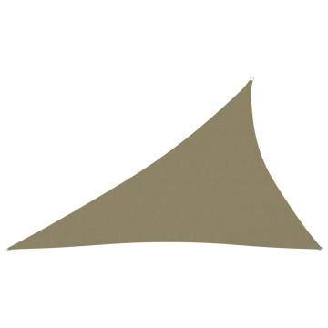 Sunshade Sail Oxford Fabric Triangular 3x4x5m Beige - Hipo Market