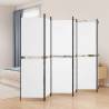 6-Panel Room Divider White 300x180 cm Fabric Colour white Size 300 x 180 cm Number of 1 Number_of_Panels 6 