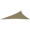 Sunshade Sail Oxford Fabric Triangular 3x4x5m Beige - Hipo Market