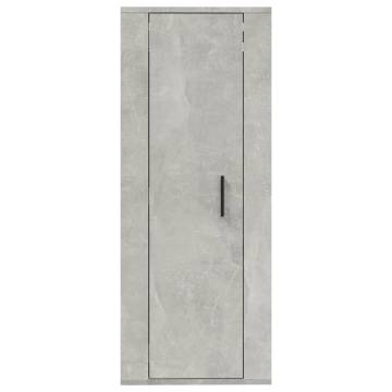 Wall Mounted TV Cabinet - Concrete Grey | Stylish & Functional