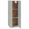 Wall Mounted TV Cabinet - Concrete Grey | Stylish & Functional