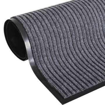 Grey PVC Door Mat 90 x 150 cm - Durable & Easy to Clean