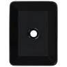 Ceramic Black Wash Basin 40x30x13 cm - Chic & Timeless