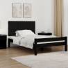 Wall Headboard Black 127.5x3x60 cm Solid Wood Pine Colour black Size 127.5 x 60 cm Quantity in Package 1 