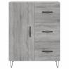 Stylish Highboard Grey Sonoma - 69.5x34x180 cm | HipoMarket