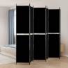 6-Panel Room Divider Black 300x220 cm Fabric Colour black Size 300 x 220 cm Number of 1 Number_of_Panels 6 