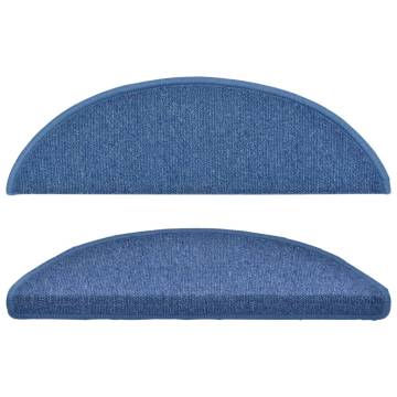 Blue Stair Mats 10 pcs - Non-Slip & Washable | HipoMarket