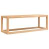 Towel Rack 60x20x20 cm Solid Walnut - Rustic Bathroom Storage