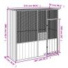 Bird Cage Anthracite 215x78x200 cm - Durable Steel Design