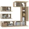 6 Piece TV Cabinet Set in Sonoma Oak | Stylish & Practical