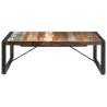 Industrial Coffee Table 120x120 cm - Solid Reclaimed Wood