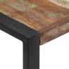 Industrial Coffee Table 120x120 cm - Solid Reclaimed Wood