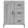 Stylish Highboard Grey Sonoma - Engineered Wood Storage