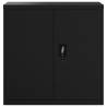 File Cabinet Black 90x40x90 cm - Durable Steel Storage Solution