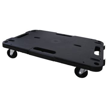 Transport Trolleys 2 pcs Black - Load Capacity 543 kg