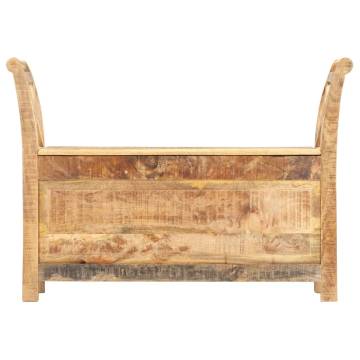 Solid Mango Wood Hall Bench - Stylish & Durable | HiPo Market