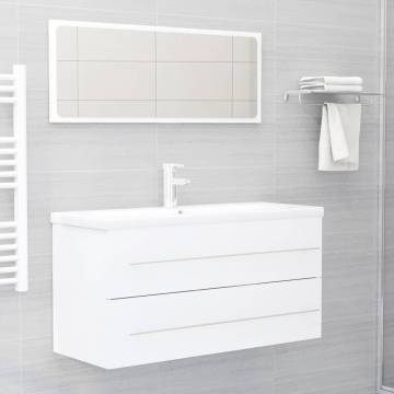 2 Piece Bathroom Furniture Set - Stylish & Functional