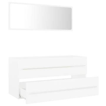 2 Piece Bathroom Furniture Set - Stylish & Functional