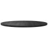 Table Top Black Ø90x2.5 cm Solid Wood Pine - Durable & Stylish