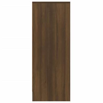 Shoe Cabinet Brown Oak 60x35 cm | Stylish Storage Solution