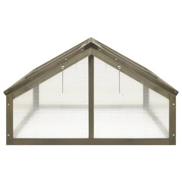 Greenhouse Grey 114x80 cm Firwood - Perfect for Your Garden