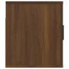 Wall Mounted TV Cabinet Brown Oak - 80x34.5x40 cm | Hipo Market