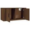 Wall Mounted TV Cabinet Brown Oak - 80x34.5x40 cm | Hipo Market