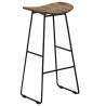 Bar Chairs Set - 2 Pcs Reclaimed Teak | HipoMarket UK