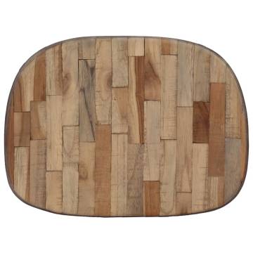 Bar Chairs Set - 2 Pcs Reclaimed Teak | HipoMarket UK