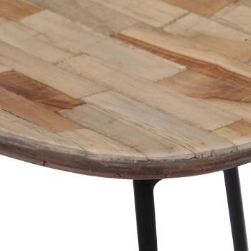 Bar Chairs Set - 2 Pcs Reclaimed Teak | HipoMarket UK