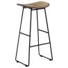 Bar Chairs Set - 2 Pcs Reclaimed Teak | HipoMarket UK