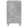 Stylish Concrete Grey Bathroom Cabinet - 80x33x60 cm