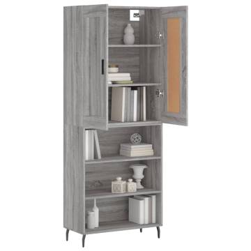 Highboard Grey Sonoma - Stylish Storage Solution | HipoMarket UK