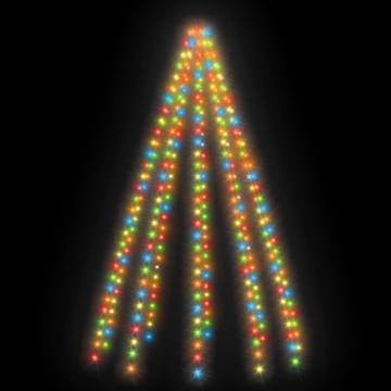 Colourful Christmas Tree Net Lights with 250 LEDs - 250 cm