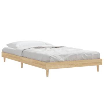 Sonoma Oak Single Bed Frame 90x190 cm | Durable & Stylish