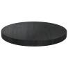 Table Top Black Ø30x2.5 cm - Solid Wood Pine | Hipo Market