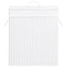 Bamboo Laundry Basket White 100L - Stylish & Functional