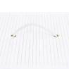 Bamboo Laundry Basket White 100L - Stylish & Functional