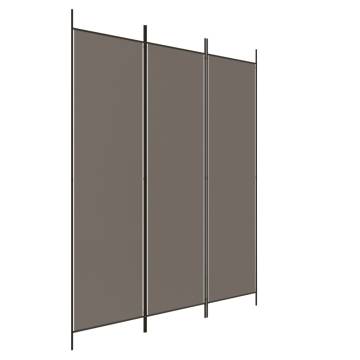 3-Panel Room Divider Anthracite 150x220 cm - HipoMarket