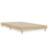 Sonoma Oak Bed Frame 100x200 cm - Quality Engineered Wood