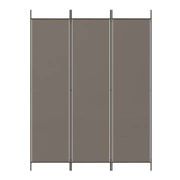 3-Panel Room Divider Anthracite 150x220 cm - HipoMarket