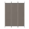 3-Panel Room Divider Anthracite 150x220 cm - HipoMarket