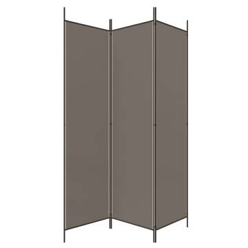 3-Panel Room Divider Anthracite 150x220 cm - HipoMarket