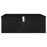 Durable Black Aluminium Storage Box 100x55x37 cm | HipoMarket