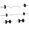 Barbell and Dumbbell Set 120 kg - Durable Cast Iron Equipment