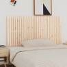 Wall Headboard 185x3x90 cm Solid Wood Pine Colour natural Size 185 x 90 cm Quantity in Package 1 