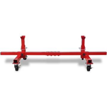 Mobile Axle Stand Red | Safe Vehicle Movement | Hipomarket