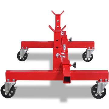 Mobile Axle Stand Red | Safe Vehicle Movement | Hipomarket